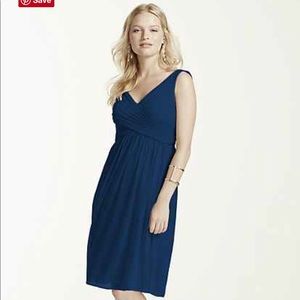 Marine(Navy) Bridesmaid Dress Short